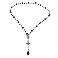 Collar Madame Black Mujer in Plata Cristallo CL CROCE ROSA - CL CROCE ROSA